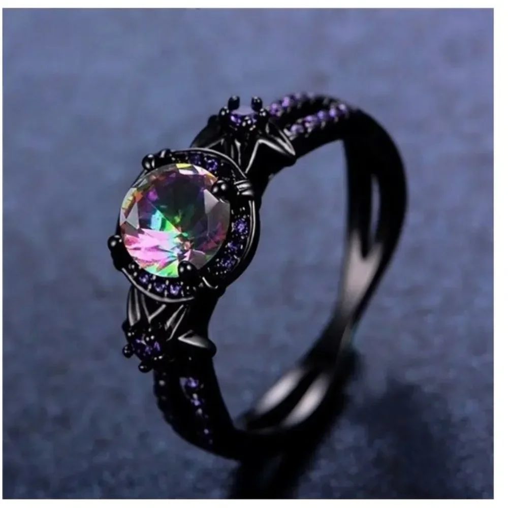 NWT Black Ion Mystic Ring - Picture 1 of 4